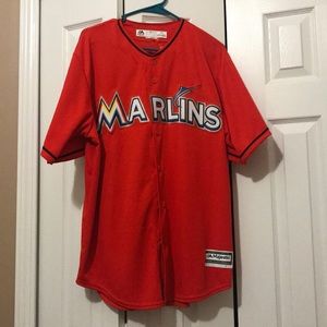 MLB licensed Miami Marlins Adam Dunn Jersey